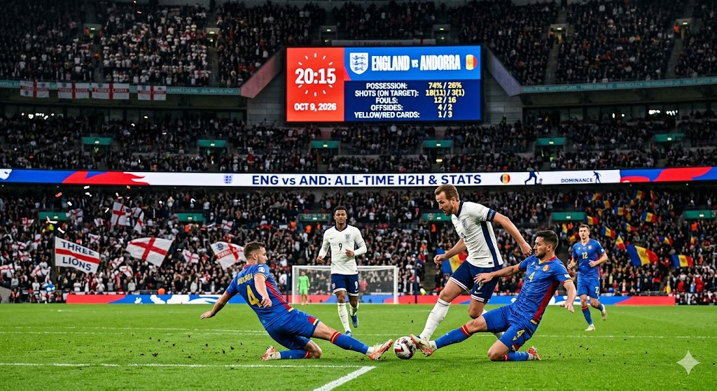England National Football Team vs Andorra National Football Team Stats: All-Time H2H