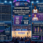 Sacramento Kings vs New Orleans Pelicans Match Player Stats